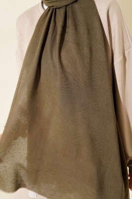 Liora Pamuk Şal Kamuflaj Yeşili - Başörtüsü