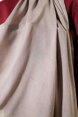 Liora Pamuk Şal Kayrak Grisi -44 - Başörtüsü