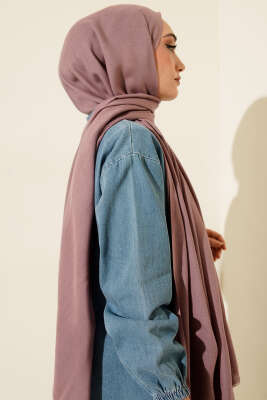 Liora Pamuk Şal Lila - Başörtüsü