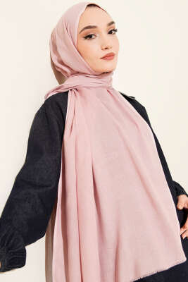 Liora Pamuk Şal Pudra -14 - Başörtüsü