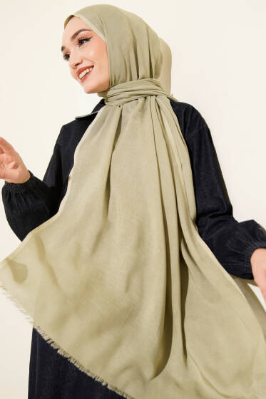 Liora Pamuk Şal Su Yeşili -150 - Başörtüsü