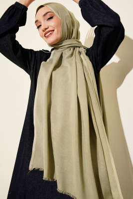 Liora Pamuk Şal Su Yeşili -150 - Başörtüsü