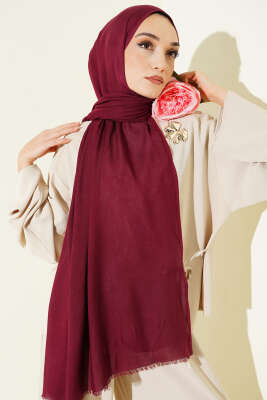 Liora Pamuk Şal Vişne - Başörtüsü