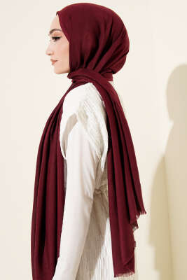 Liora Pamuk Şal Vişne - Başörtüsü