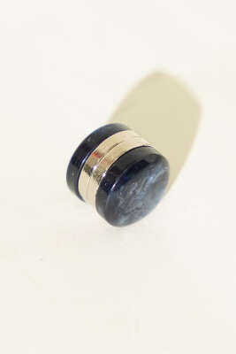 Lotus Serisi Lacivert Eşarp Mıknatısı - PAZARIUM