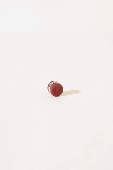 Lotus Serisi Mat Bordo Eşarp Mıknatısı - İğne ve Klips