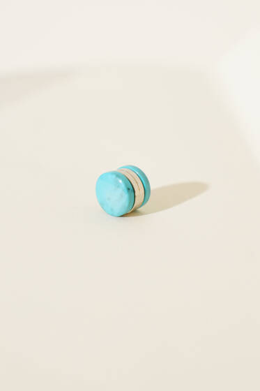 Lotus Serisi Mint Eşarp Mıknatısı - İğne ve Klips