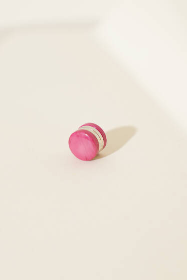 Lotus Serisi Pembe Eşarp Mıknatısı - İğne ve Klips