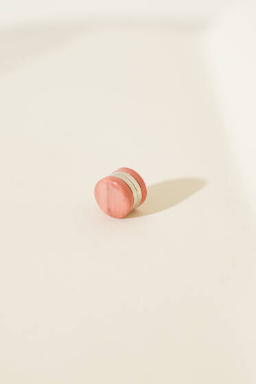 Lotus Serisi Somon Eşarp Mıknatısı - İğne ve Klips