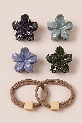  Lotus Set Lastikli Toka Sütlü Kahve - KONYALI TOKA