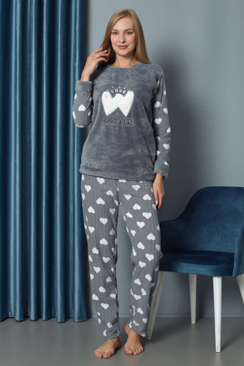 Love Forever Doğalgaz Faturası Düşüren Pijama Takımı İndigo