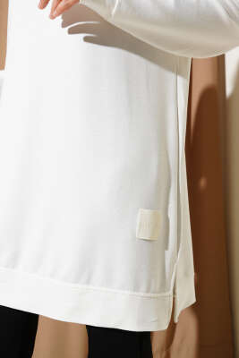 Loyşa Armalı Basic Tunik Ekru - Tunik