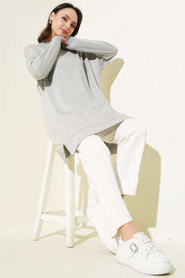 Loyşa Armalı Basic Tunik Gri - 100-300 TL Ürünler