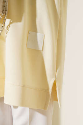 Loyşa Armalı Basic Tunik Sarı - Yılın Fırsatı