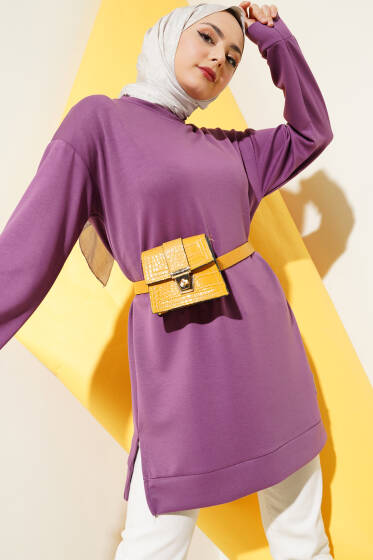 Loyşa Armalı Tunik Magenta - Tunik