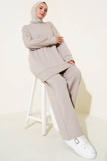 Loyşa Badem Dikişli İkili Takım Taş - İkili Takım