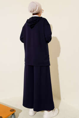 Loyşa Basic Fermuarlı Kapüşonlu İkili Takım Lacivert - 700-1000 TL Ürünler