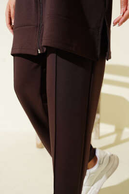 Loyşa Basic Kapüşonlu İkili Takım Kahve - İkili Takım