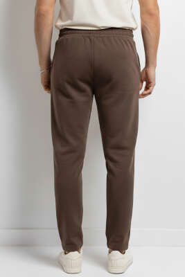 Loyşa Bel Bağcıklı Likralı Erkek Pantolon Kahve - Erkek Pantolon