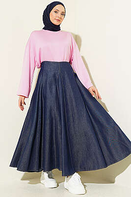 Loyşa Bilek Armalı Basic Bluz Pembe - Bluz