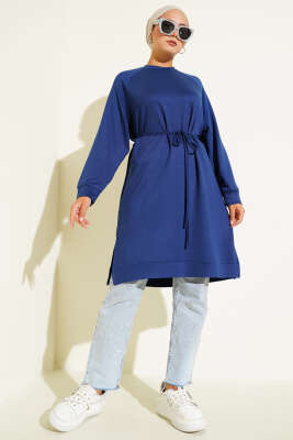 Loyşa İp Kuşaklı Uzun Tunik Lacivert - 300-500 TL Ürünler