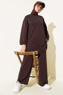 Loyşa Oval Kesim İkili Takım Kahve - İkili Takım