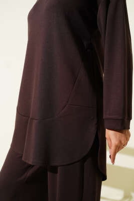 Loyşa Oval Kesim İkili Takım Kahve - İkili Takım