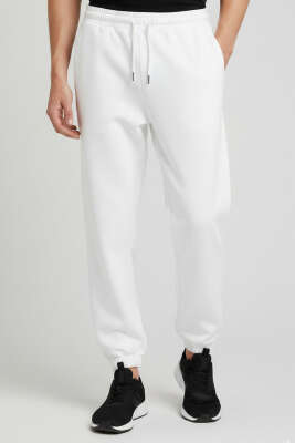 Loyşa Paça Lastikli Erkek Eşofman Altı Ekru - ELFİDA TEKSTİL