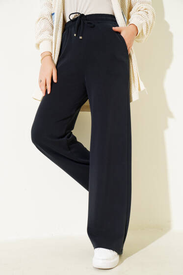 Loyşa Palazzo Pantolon Antrasit - Pantolon