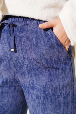 Loyşa Palazzo Pantolon İndigo - Yılın Fırsatı