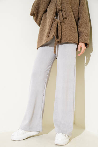 Loyşa Palazzo Pantolon Taş - Pantolon