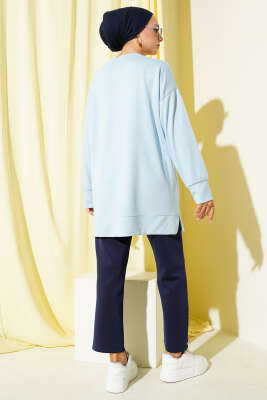 Loyşa Renkli Yazılı Tunik Bebe Mavi - 300-500 TL Ürünler
