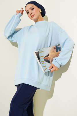 Loyşa Salaş Basic Tunik Bebe Mavi 