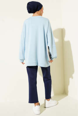 Loyşa Salaş Basic Tunik Bebe Mavi - Tunik