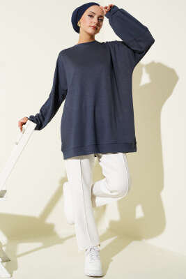 Loyşa Salaş Basic Tunik Füme - Tunik