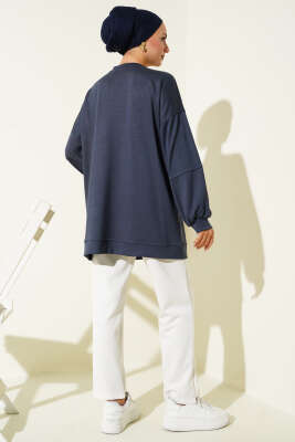 Loyşa Salaş Basic Tunik Füme - Tunik