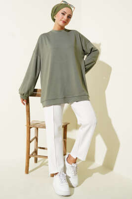 Loyşa Salaş Basic Tunik Haki - Tunik
