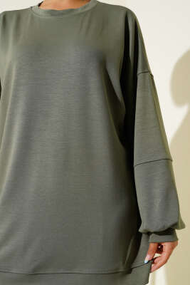 Loyşa Salaş Basic Tunik Haki - Tunik