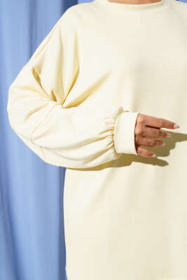Loyşa Salaş Basic Tunik Sarı - Tunik