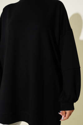 Loyşa Salaş Basic Tunik Siyah - Tunik