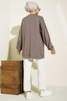 Loyşa Salaş Basic Tunik Vizon - Tunik