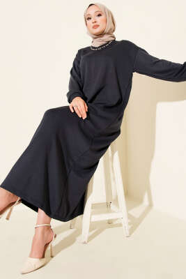 Loyşa Salaş Elbise Füme