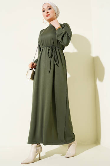 Loyşa Salaş Elbise Haki - Elbise
