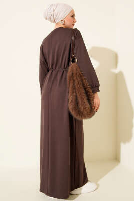 Loyşa Salaş Elbise Kahve - Elbise