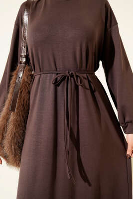 Loyşa Salaş Elbise Kahve - Elbise