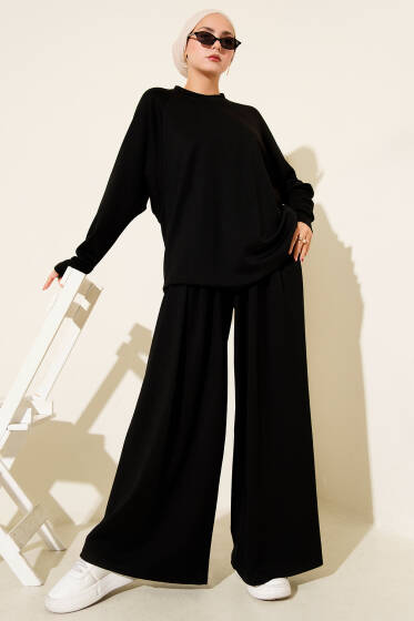 Loyşa Salaş İkili Takım Siyah - İkili Takım