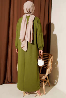 Loyşa Salaş Elbise Çağla Yeşili - Elbise