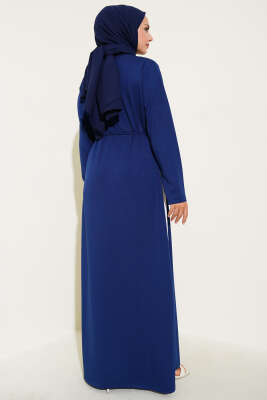 Loyşa Yan Şeritli Elbise Lacivert - 700-1000 TL Ürünler