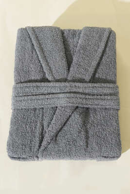 Lüks Bornoz Füme - Bornoz