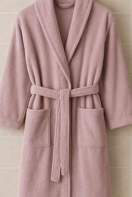 Lüks Bornoz Pudra - Bornoz